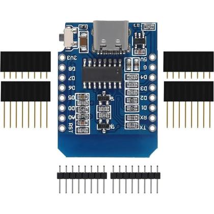 Imagem de Módulo WiFi Tipo-C Micro USB Mini NodeMCU ESP8266 ESP-12F Lua 4M Bytes Sem Fio Para Arduino