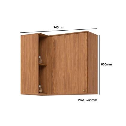 Imagem de Módulos de Cozinha Henn Requinte Requinte Canto Reto c/ 1 Porta 94cm Nature-Henn