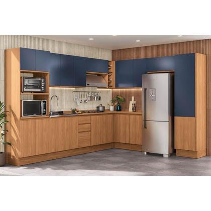 Imagem de Módulos de Cozinha Kappesberg Ciela Balcão Ciela R625 c/ 2 Portas s/ Tampo 80cm Canela-Kappesberg