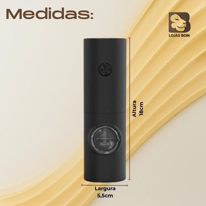 Imagem de Moedor à Pilha De Sal Pimenta Temperos Condimentos Automático Com Ajuste de Moagem Portátil Chef