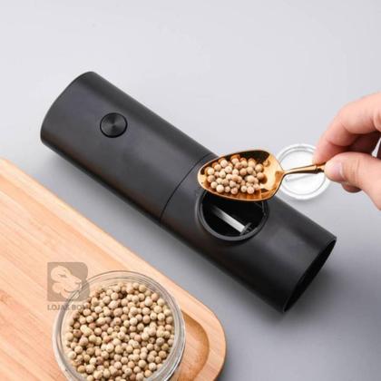 Imagem de Moedor à Pilha De Sal Pimenta Temperos Condimentos Automático Com Ajuste de Moagem Portátil Chef