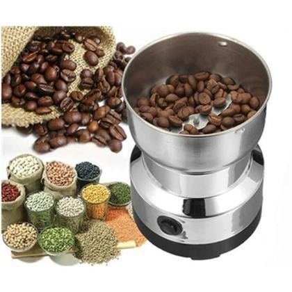 Imagem de Moedor Café Grãos Especiaria Elétrico Moinho Triturador Moer