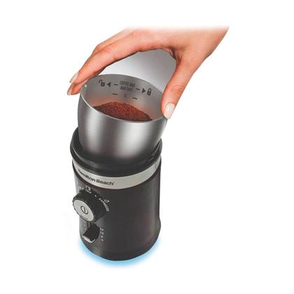Imagem de Moedor De Café E Temperos Hamilton Beach Ajustável 150W Preto