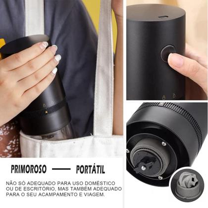 Imagem de Moedor De Café Elétrico Moinho De Café Automático Grãos Usb