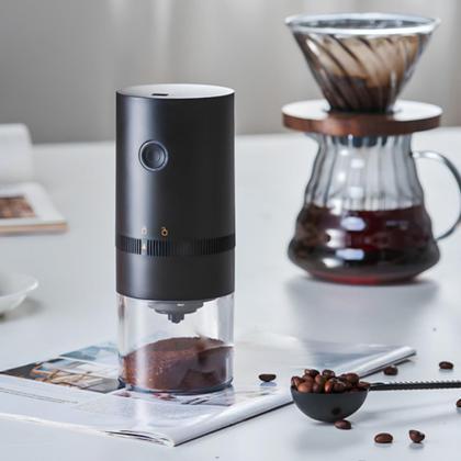 Imagem de Moedor De Café Elétrico Moinho De Café Automático Grãos Usb