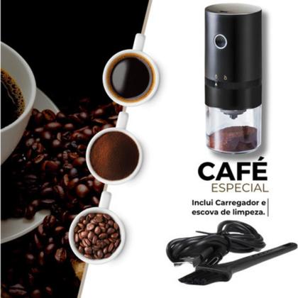 Imagem de Moedor De Café Elétrico Moinho De Café Automático Grãos Usb