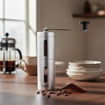 Imagem de Moedor De Café Manual Com Ajuste De Moagem Pimenta Sal