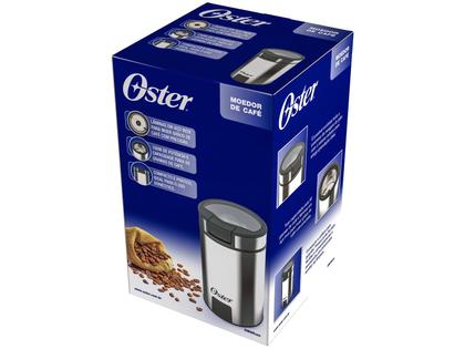 Imagem de Moedor de Café Oster Preto/Prata 220V 150W OMDR100-220V