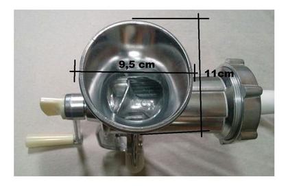 Imagem de Moedor De Carne N10 2 Disco 1 Funil Linguiça Alum Reforç