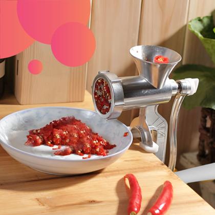 Imagem de Moedor de Carne Nº 10 Manual Multifuncional com Lâmina em Aço Inox