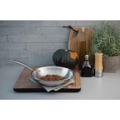 Imagem de Moedor de Pimenta e Sal Cozinha Temperos Tramontina Inox e Bambu Kit com 2 Peças