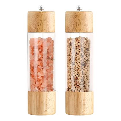Imagem de Moedor De Pimenta E Sal Madeira Manual Temperos