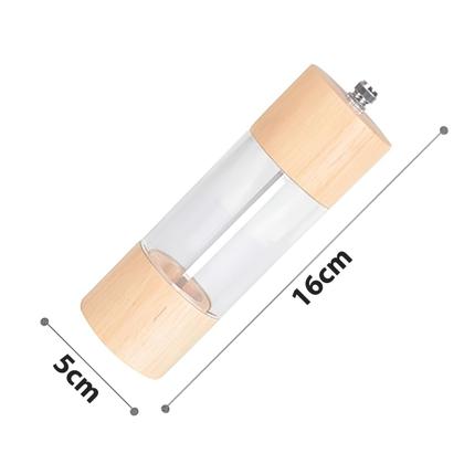 Imagem de Moedor De Pimenta E Sal Madeira Manual Temperos