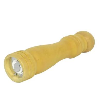 Imagem de Moedor De Pimenta E Sal Madeira Moinho Cerâmica 20cm Tempero Grande