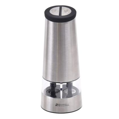 Imagem de Moedor de Sal e Pimenta Automático 2 em 1 Maxwell Williams Inox Cosmopolitan