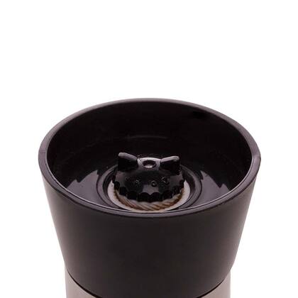 Imagem de Moedor de Tempero Vidro com Tampa Preta 170ml - LYOR