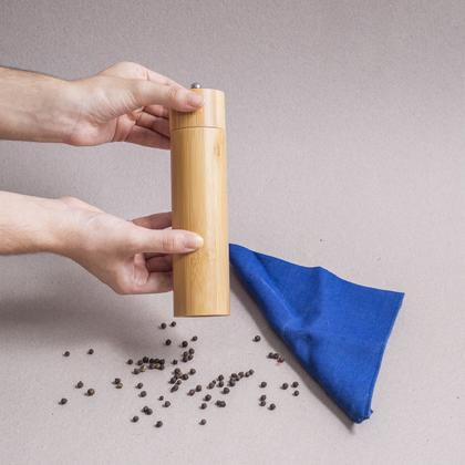 Imagem de Moedor de Temperos Sal e Pimenta de Bambu Oikos