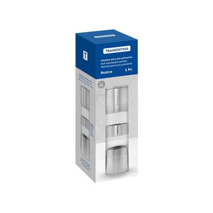 Imagem de Moedor Duplo de Sal e Pimenta Tramontina Realce 61655000 Inox