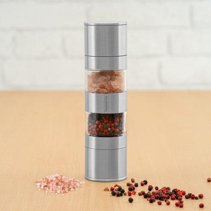 Imagem de Moedor Duplo de Sal e Pimenta Tramontina Realce 61655000 Inox