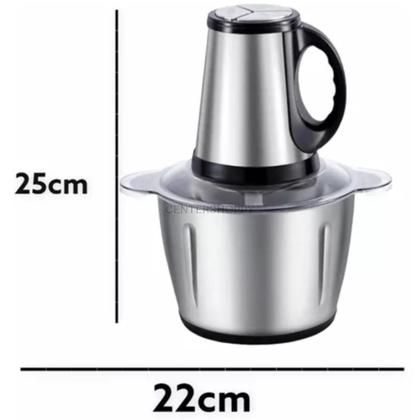 Imagem de Moedor Elétrico Inox 3L, robusto e eficiente!