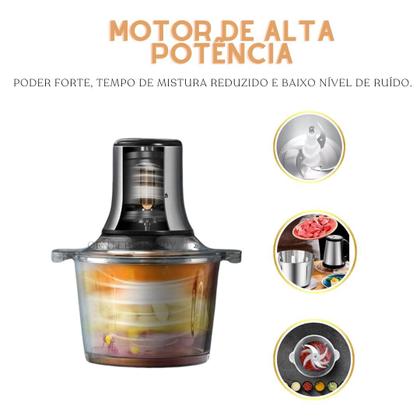 Imagem de Moedor Elétrico Inox 3L, tritura com perfeição!