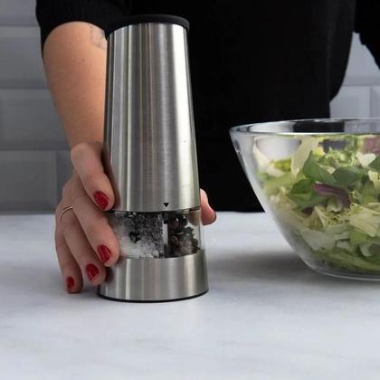 Imagem de Moedor Elétrico Sal E Pimenta Duplo Aço Inox Maxwell &