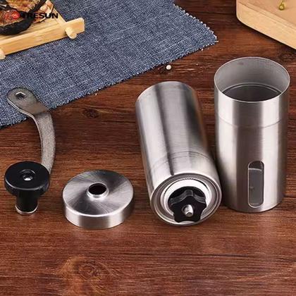 Imagem de Moedor Manual De Café Em Inox E Moe Grãos Com Manivela Top
