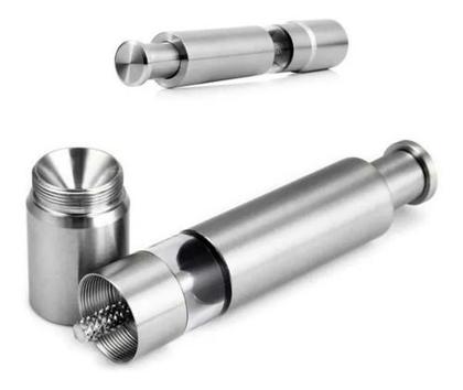 Moedor Manual De Pimenta E Sal Em Aço Inox - Unyhome Imagem de Moedor Manual De Pimenta E Sal Em Aço Inox