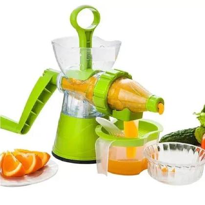 Imagem de Moedor Manual Espremedor Extrator  Frutas Legumes Suco com Jarra Polpa