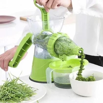 Imagem de Moedor Manual Espremedor Extrator  Frutas Legumes Suco com Jarra Polpa