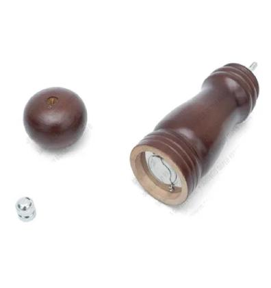 Imagem de Moedor Manual Pimenta Sal Grãos Tempero Condimento Madeira