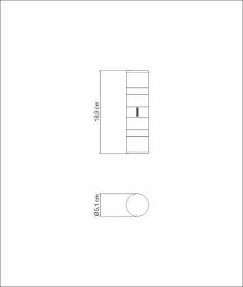 Imagem de Moedor Sal e Pimenta Realce Duplo Aço Inox e Acrílico c/ Moinho em Cerâmica Tramontina