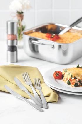 Imagem de Moedor Sal e Pimenta Realce Duplo Aço Inox e Acrílico c/ Moinho em Cerâmica Tramontina