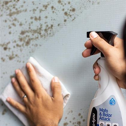 Imagem de Mofo e Bolor Attack 500ml Nano4you Limpador e Tratamento Completo Elimina Mofo e Bolor pela raiz
