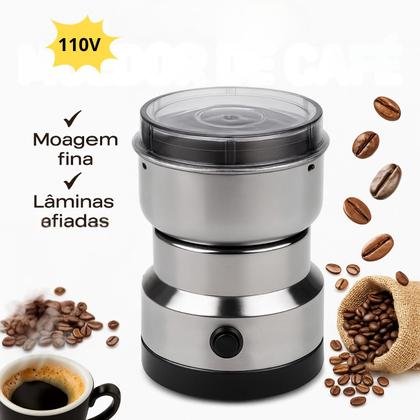 Imagem de Moinho de Café Portátil  110V Tampa com Trava