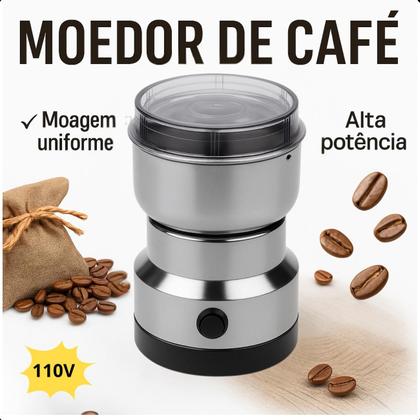 Imagem de Moinho de Café Portátil  110V Tampa com Trava