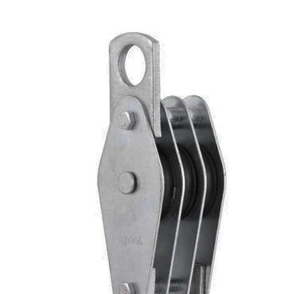 Imagem de Moitão Cadernal 1 Par de 45mm com 3 Roldanas 6145045030 VONDER