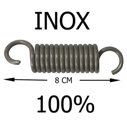 Imagem de Mola Aço Inox Jump Aquático Hidrojump Jump Reforçada 8cm 