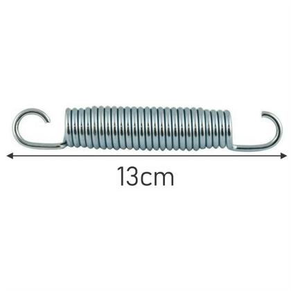 Imagem de MOLA BICÔNICA PARA CAMA ELASTICA 13cm PRATEADA - KIT C/5