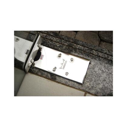 Imagem de Mola De Piso Com Espelho de Inox pra Porta De Vidro BTS 75R Dorma