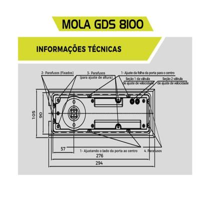 Imagem de Mola de Piso Hidráulica GDS 8100