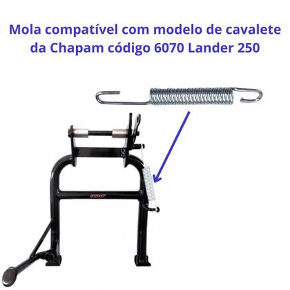 Imagem de Mola do Cavalete Central da Chapam cód 6070 Xtz Lander 250