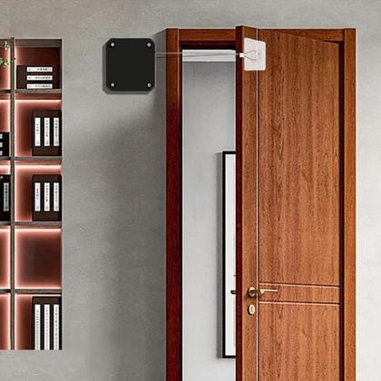 Imagem de Mola Fecha Porta Fechador Automático Com Regulagem Aérea Cabo Inox