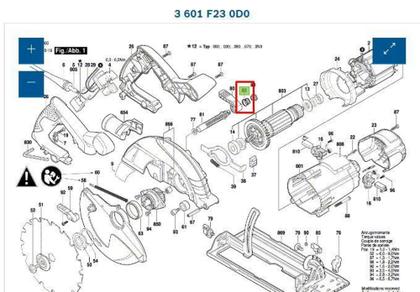 Imagem de Mola para serra circular gks 190 bosch