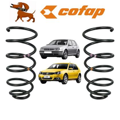 Imagem de Molas Helicoidais Golf 2000 A 2007 Esquerda + Direita Dianteiras Cofap