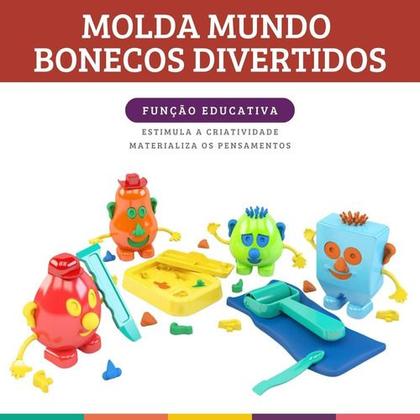 Imagem de Molda Mundo Bonecos Divertidos Ii Massinha De Modelar Dismat