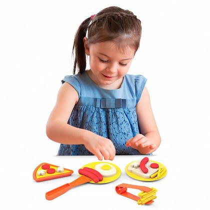 Imagem de Molda Mundo Massinha de Modelar Grill 7 pçs MK377 - Dismat