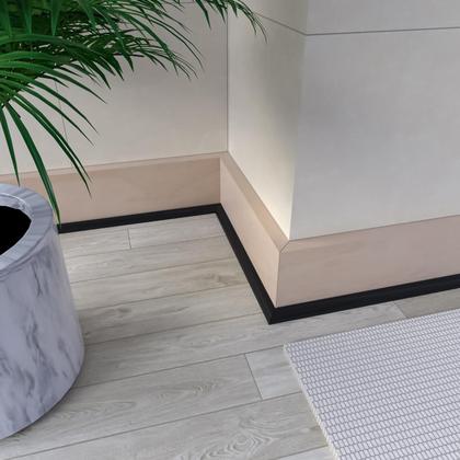 Imagem de Moldagem flexível em um quarto de círculo Risunpet Mini Peel and Stick