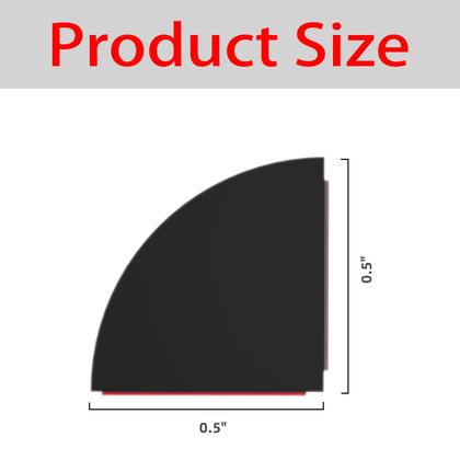 Imagem de Moldagem flexível em um quarto de círculo Risunpet Mini Peel and Stick
