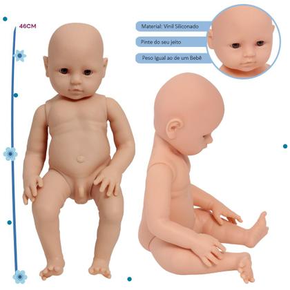 Imagem de Molde Boneco Bebê Reborn Arthur Com Corpo 100% Silicone